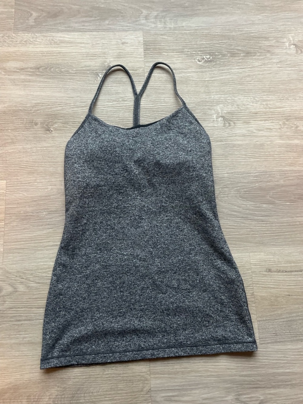 lululemon athletica Heather Gray Strappy Tank